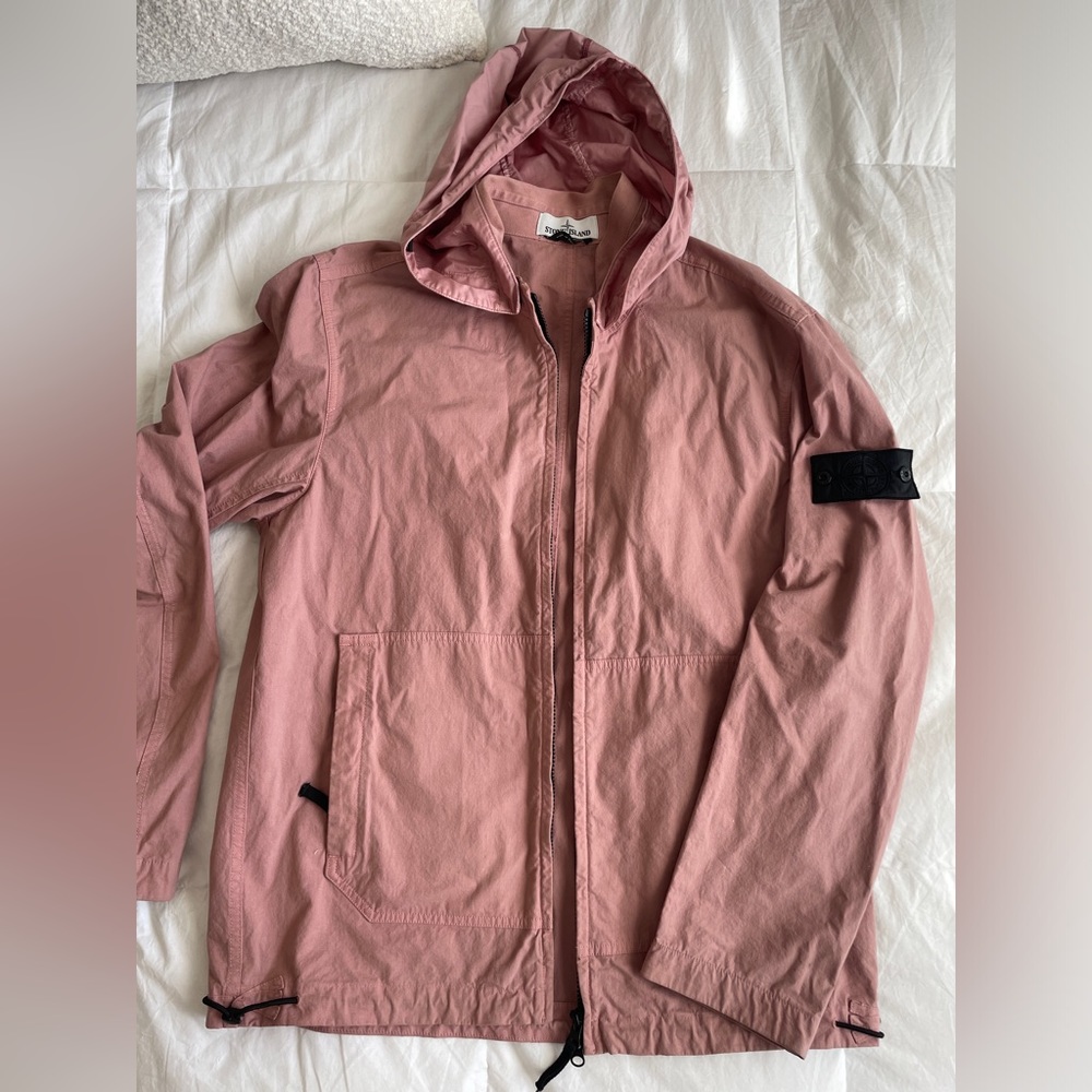 Rose colored Stone Island Jacket